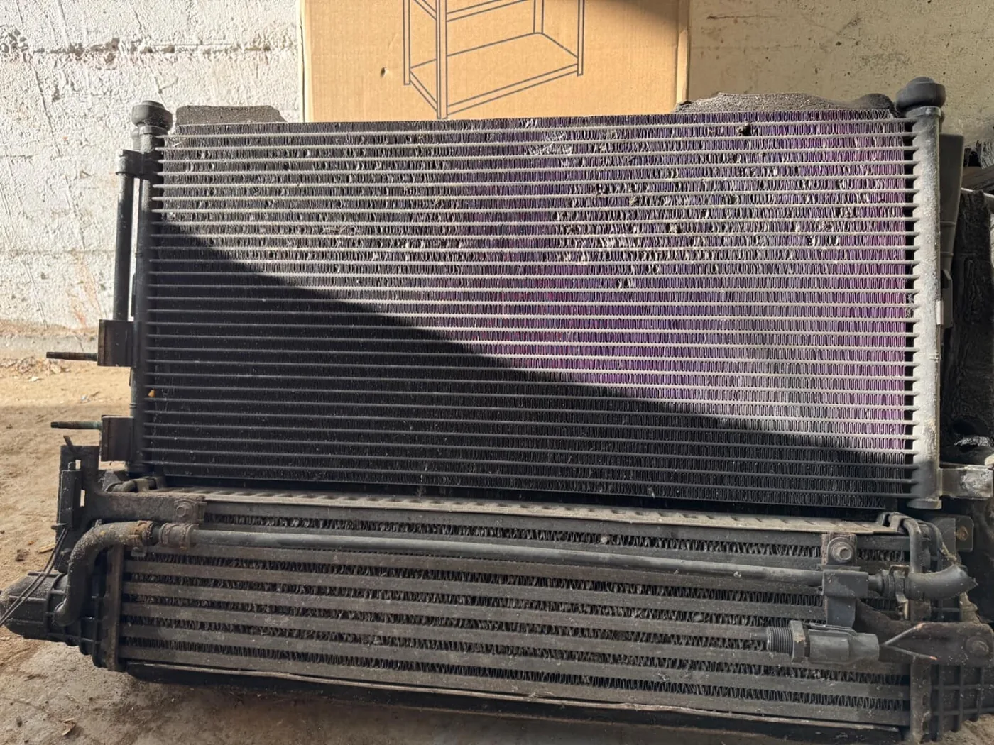 Jaguar X-Type 2.2d Auto Radiator Pack (Coolant+AC Radiators, Fans, Oil Cooler), photo 2